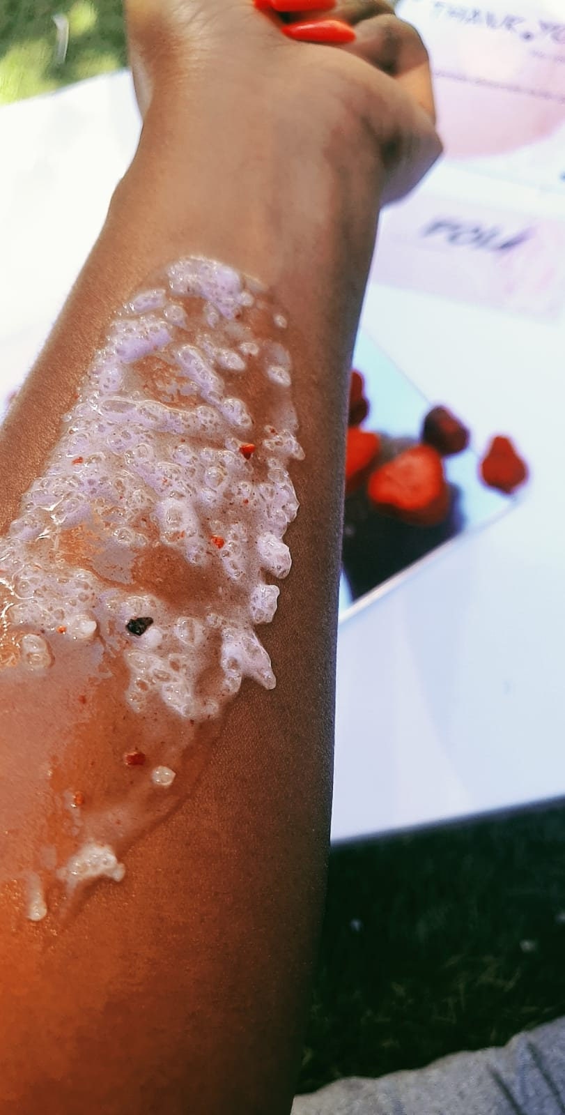 Coarse Foaming Stawberry Melon Colored Scrub Soap 400 Ml by Etsy UK