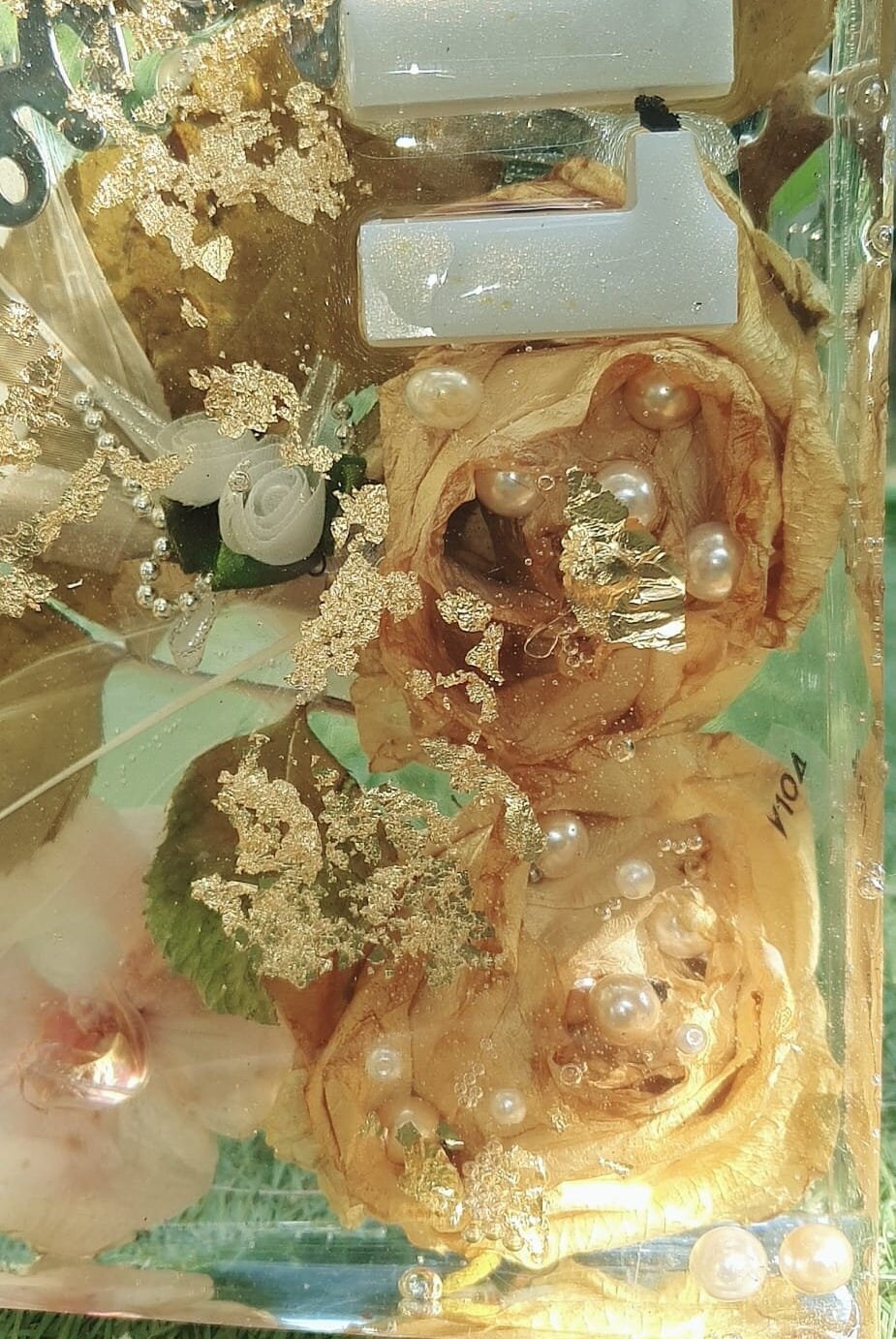 Custom Made Personalized Resin Art Wedding Flower Bouquet Etsy