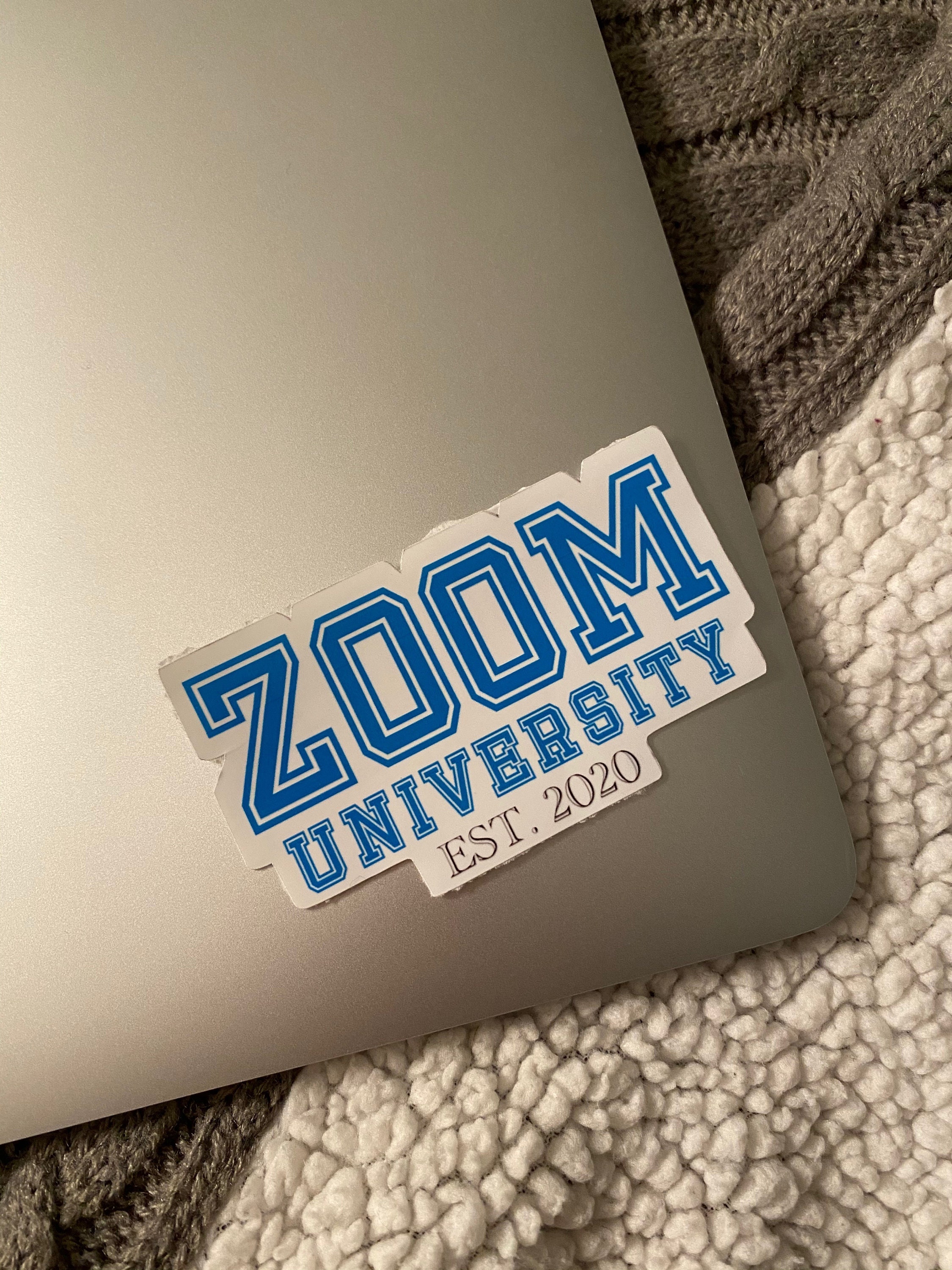 Zoom University Sticker or Etsy