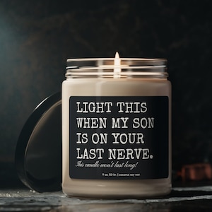 Daughter in law gift, Funny Gift For Daughter in Law, Daughter in Law gift on wedding day, funny candles, sarcastic gift, bridal shower gift