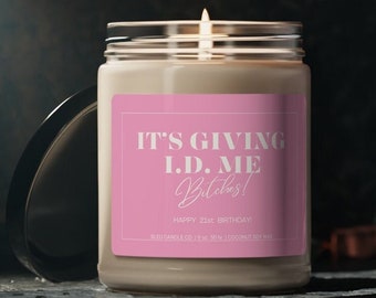 21st Birthday Gift Candle, Finally Legal 21 Birthday, Best Friend Birthday Gift, Birthday Gift For Her, Finally Legal, Milestone Birthday