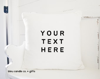 Custom Text Pillow, Custom Pillow, Custom Pillow, Personalized Pillow, Personalize Text Pillow, Customize Pillows, Personalized Pillows Gift