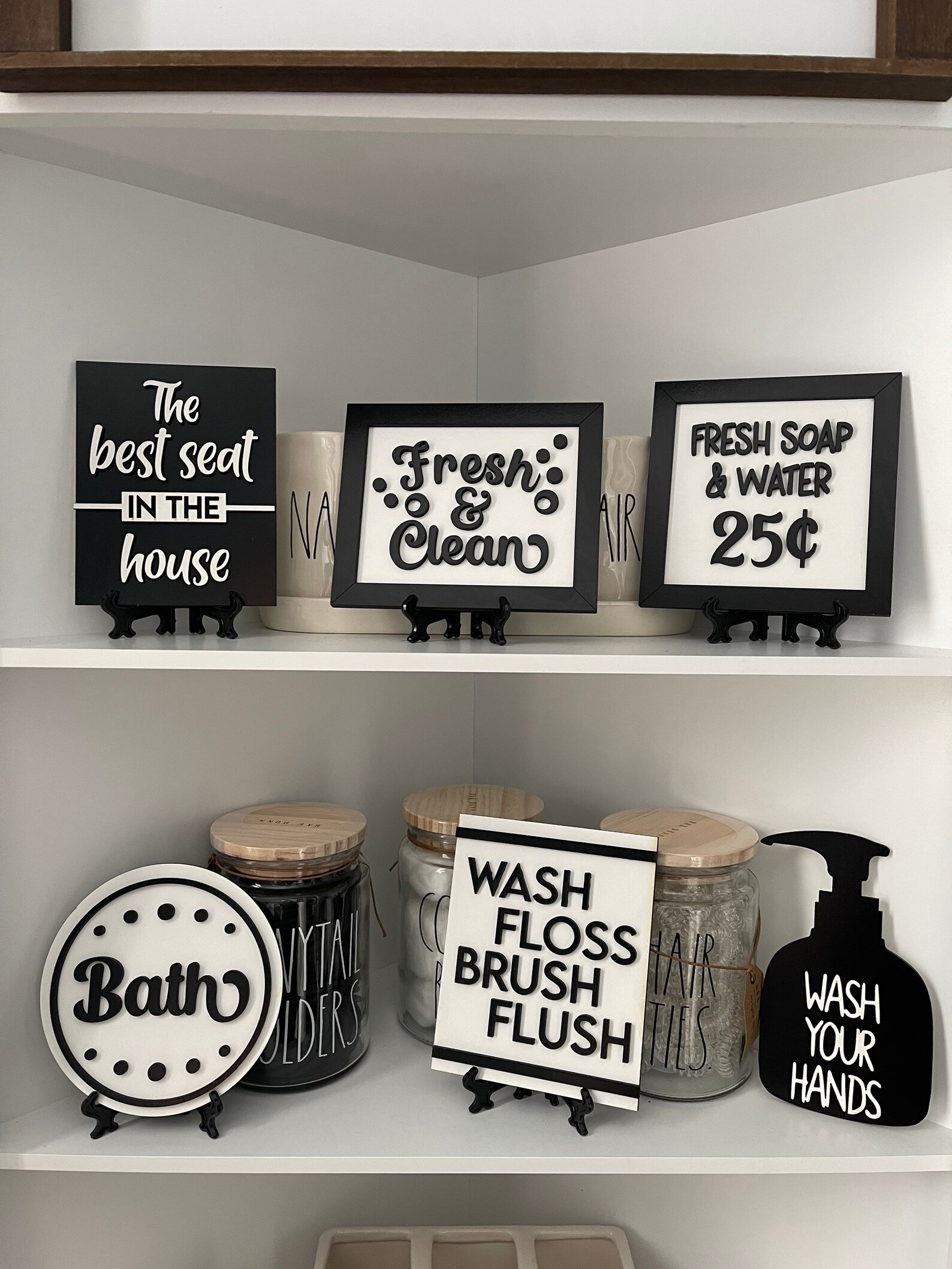 Bathroom Tiered Tray Decor Bathroom Tier Tray Kit Bathroom Etsy