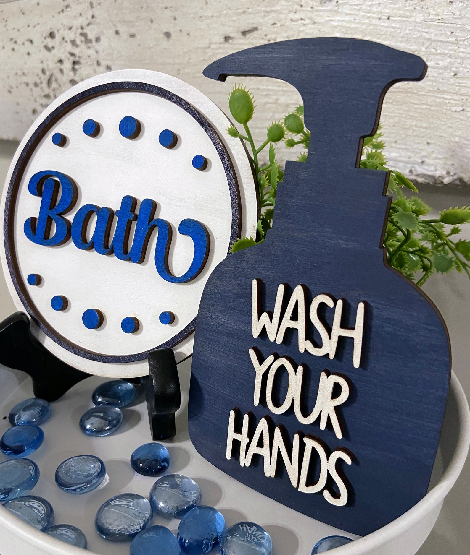 Bathroom Tiered Tray Decor Bathroom Tier Tray Kit Bathroom Etsy