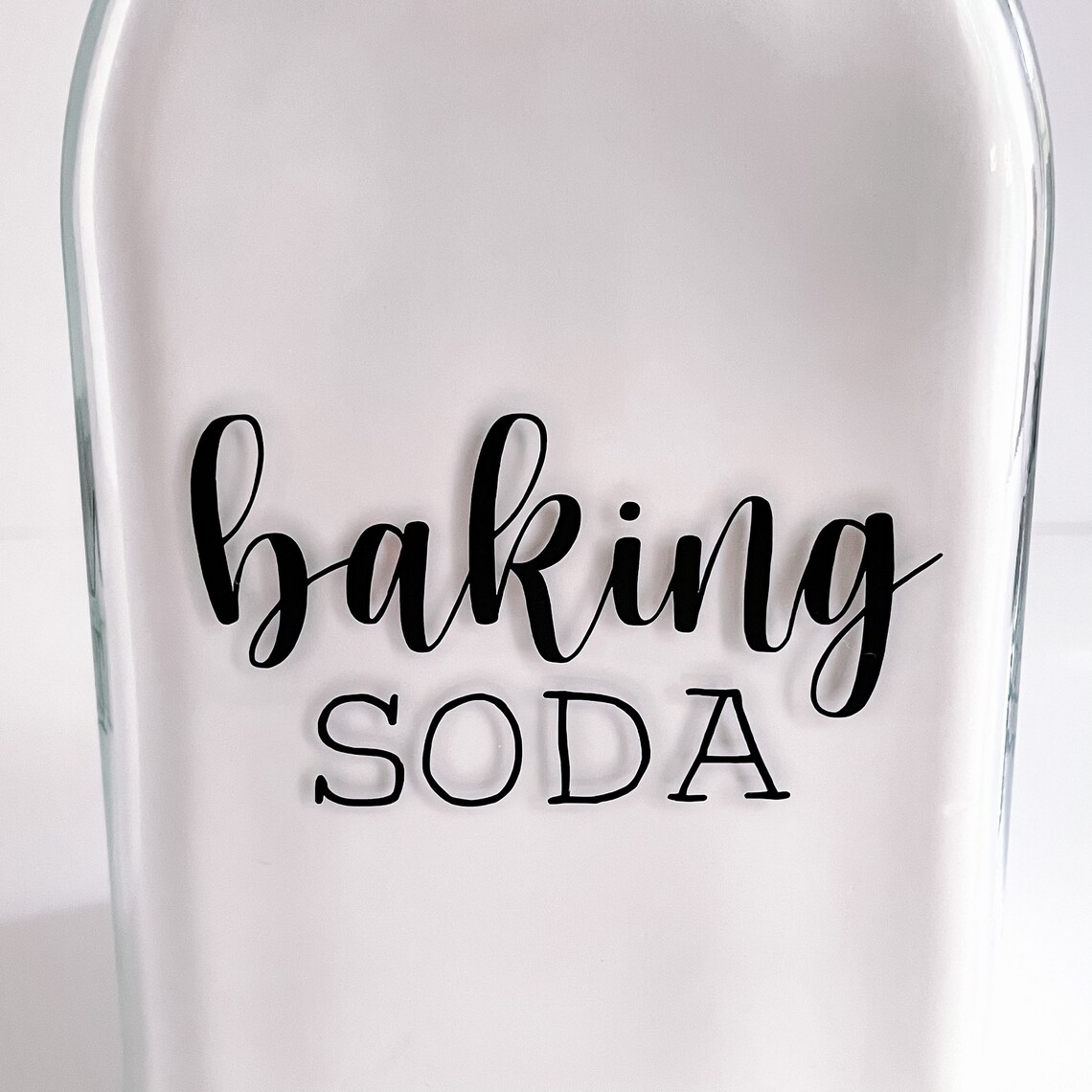 Baking soda jar label young living essential oil DIY baking Etsy
