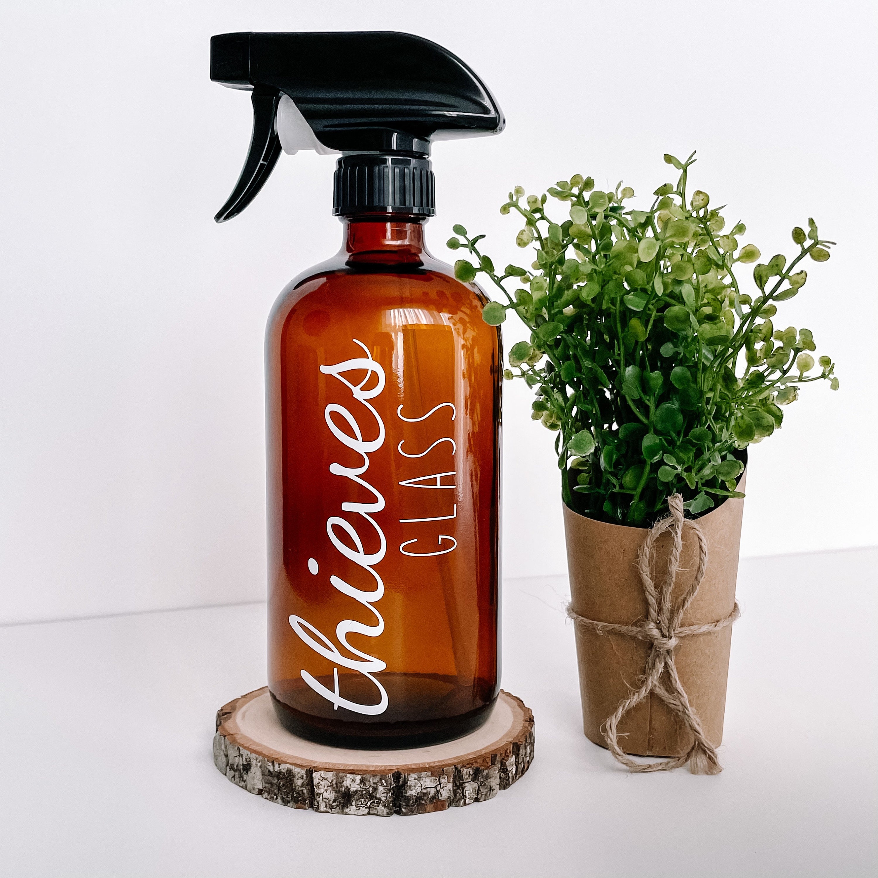 Thieves Glass Cleaner label young living labels Etsy