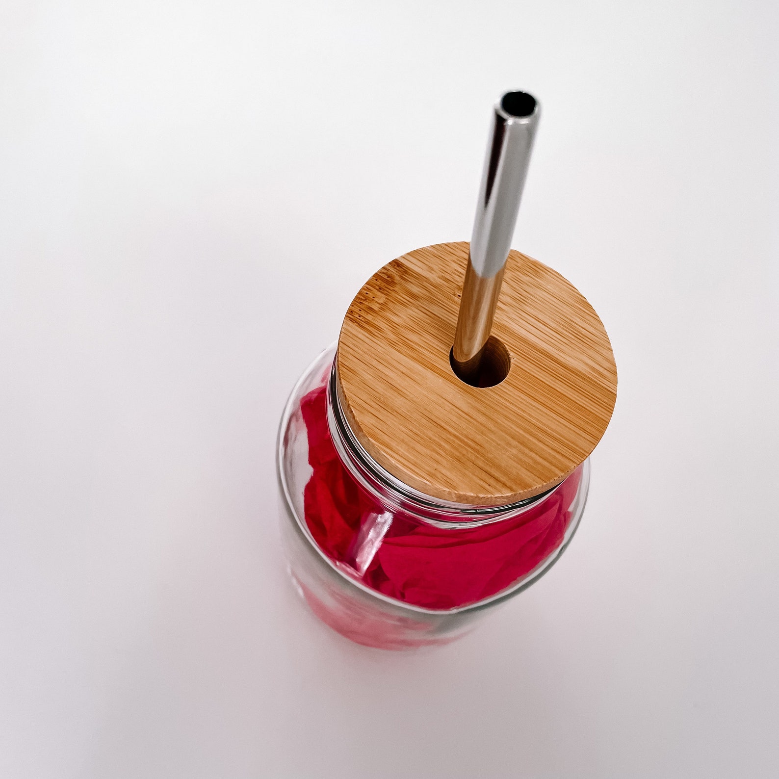 Bamboo cup lid bamboo tumbler mason jar beer can glass lid Etsy