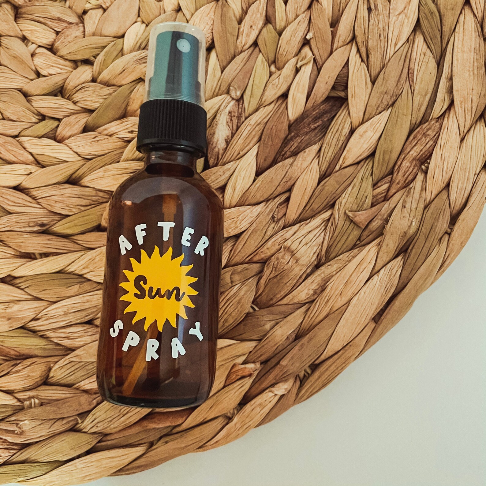 After sun spray label sunburn spray label essential oil Etsy