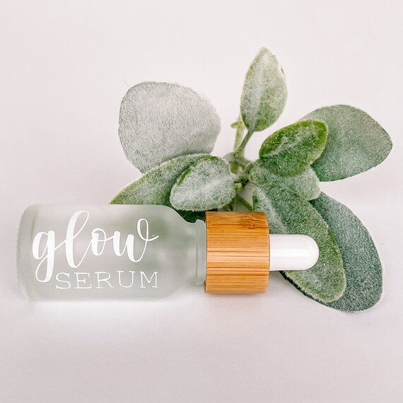 Glow serum label only thin essential oil glow serum label Etsy
