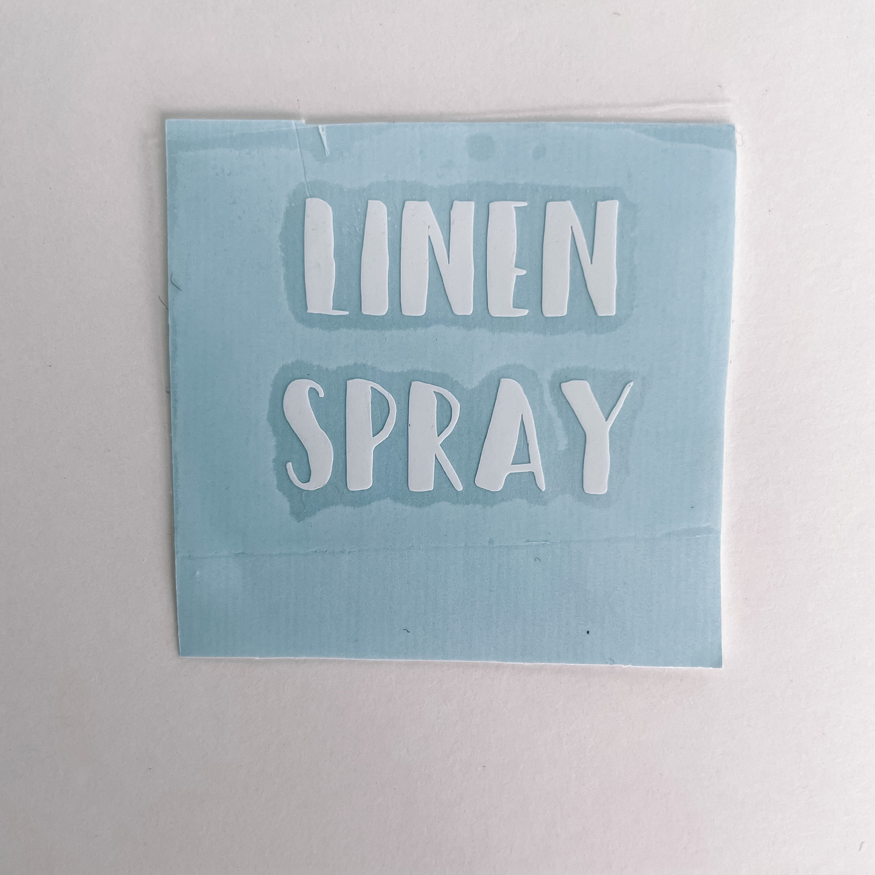 Linen spray bottle label label only for DIY linen spray Etsy