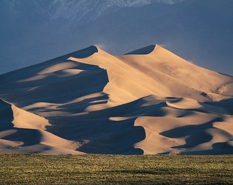 Great Sand Dunes National Park Digital Download,Colorado Landscape, National Park Art, Desert Art, Travel Print, Scenic Landscape Photograph