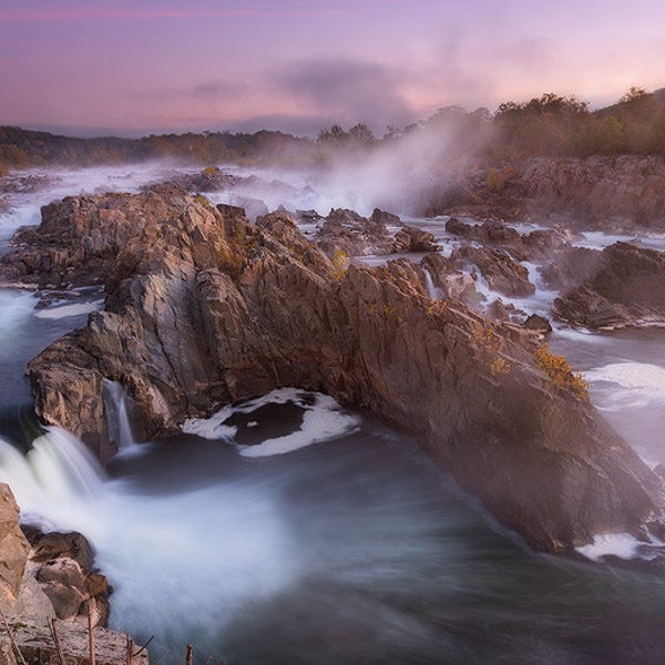 Great Falls Park Sunset Digital Download,Potomac River,Virginia State Parks,Mather Gorge, McLean,Waterfall,George Washington Memorial Pkwy