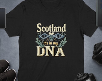 Scotland DNA T-Shirt: Vintage Scottish Erbs Pride T-Shirt