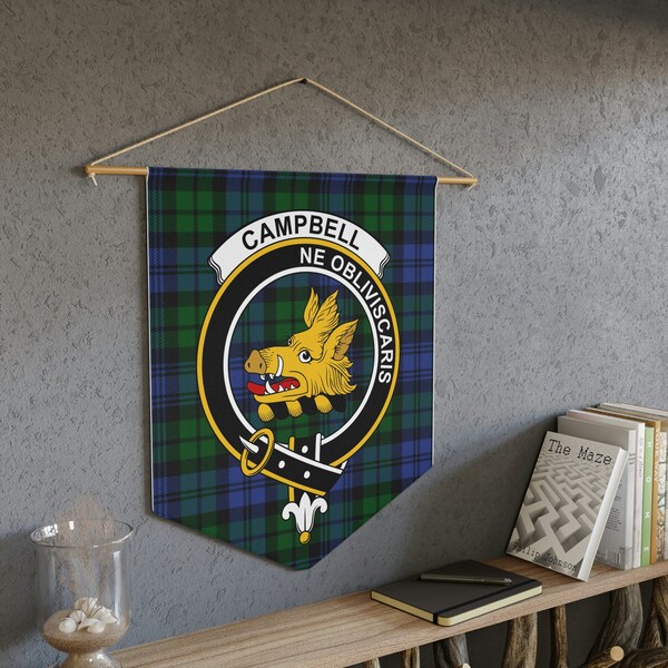 Campbell Ancient Tartan Crest T-shirt - I'm not yelling style