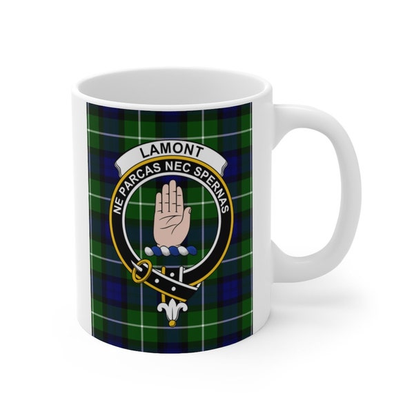 Clan Lamont Scottish Tartan 11oz Mug