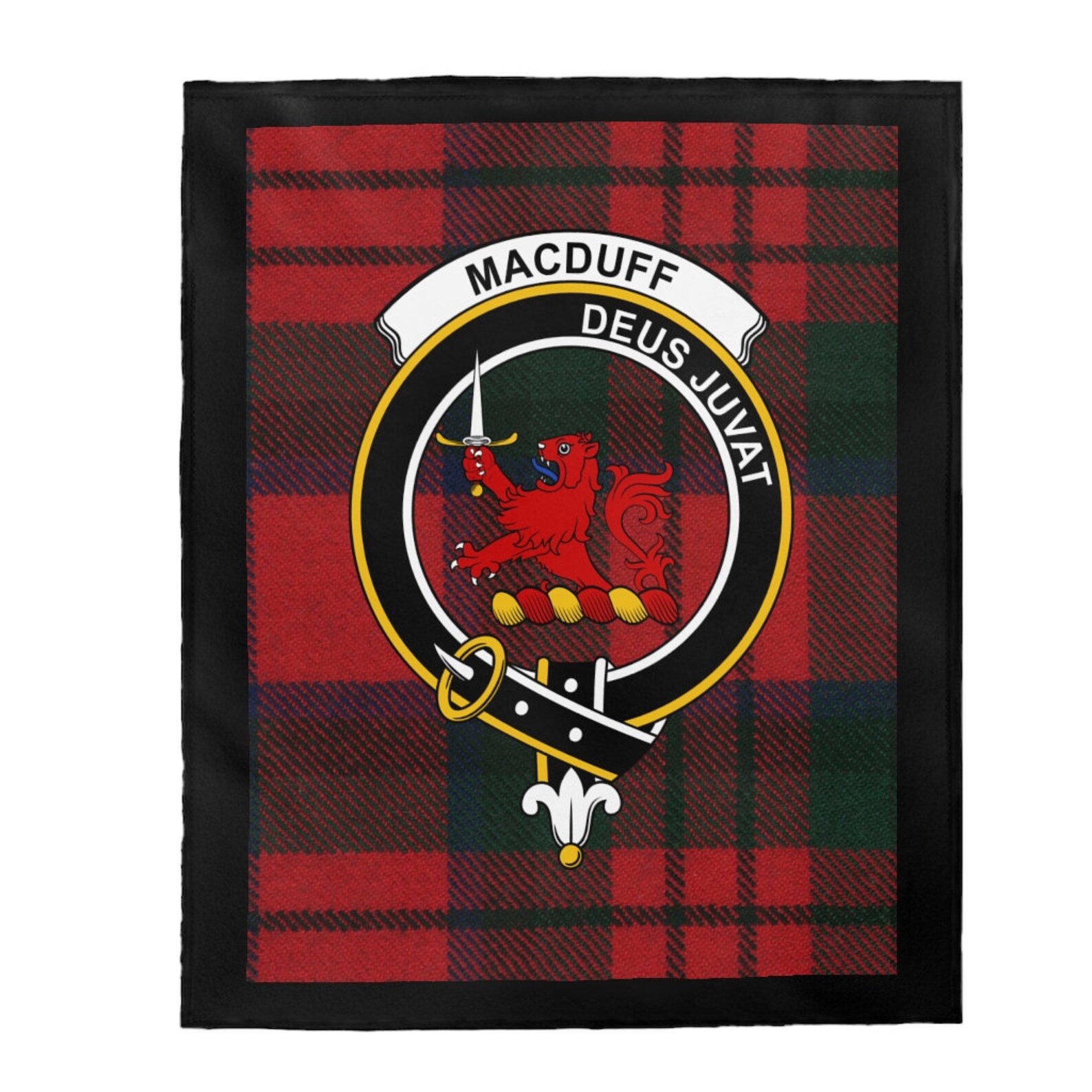 Clan Macduff Scottish Tartan Blanket Scottish Clan Gift Soft - Etsy