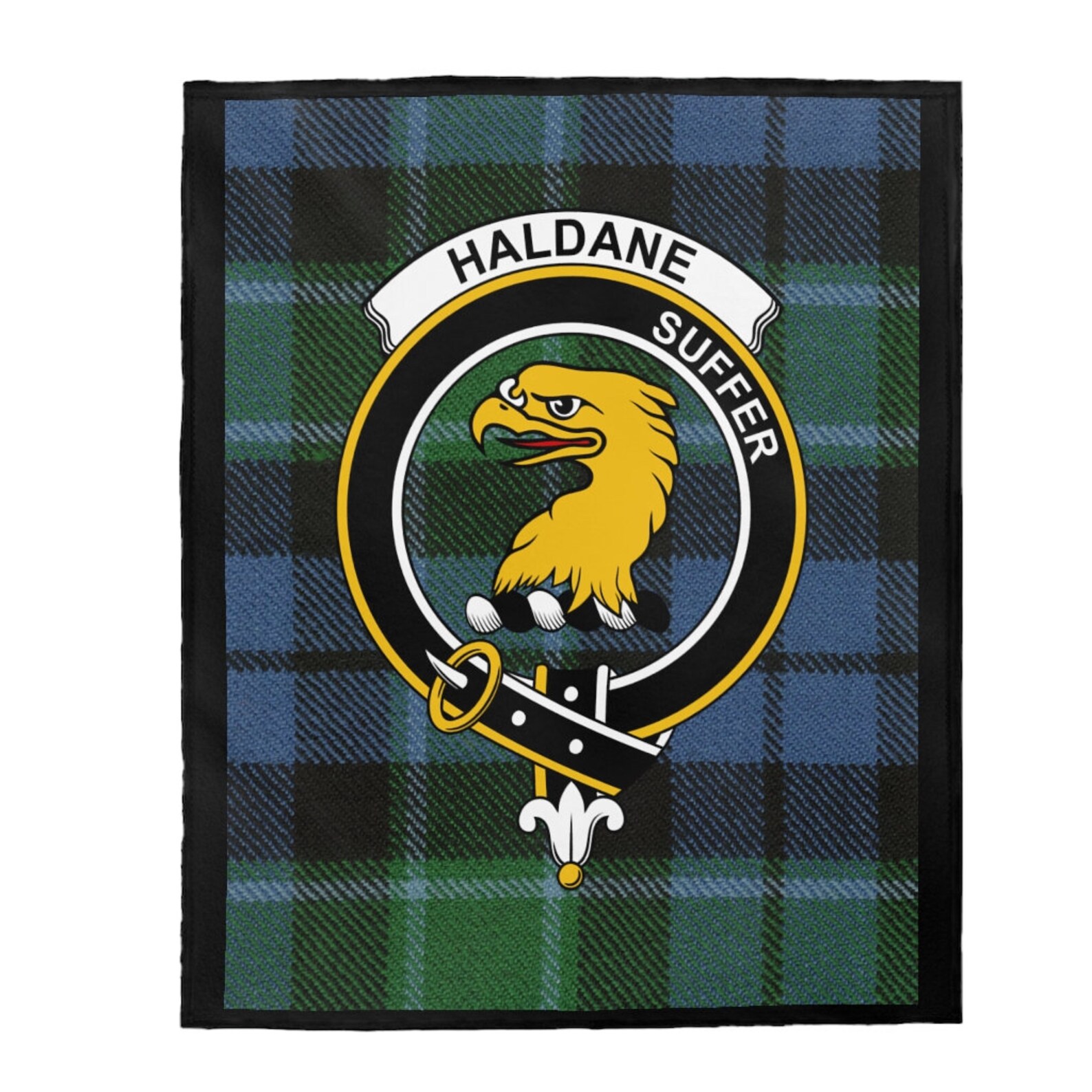 Clan Haldane Scottish Tartan Crest Blanket Scottish Clan - Etsy
