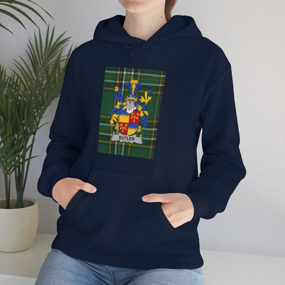 Butler Irish Coat of Arms Unisex Hoodie Butler Family Irish Shirt