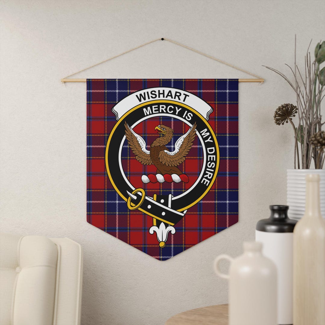 Wishart Dress Tartan Crest Christmas Hat