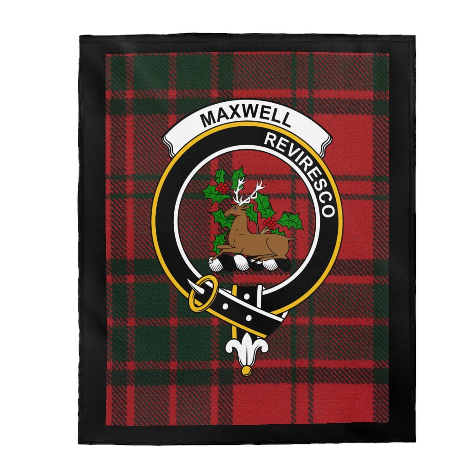 Clan Maxwell Scottish Tartan Crest Scottish Clan Gift Soft - Etsy