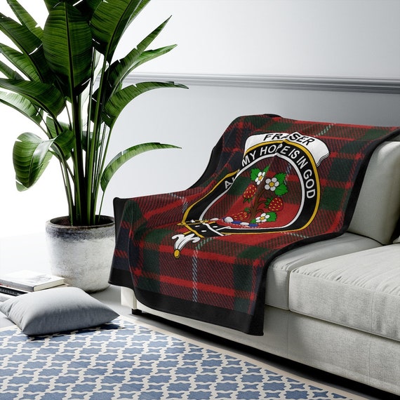 Fraser outlet tartan blanket