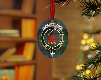 Farquharson Scottish Tartan Christmas Ornament