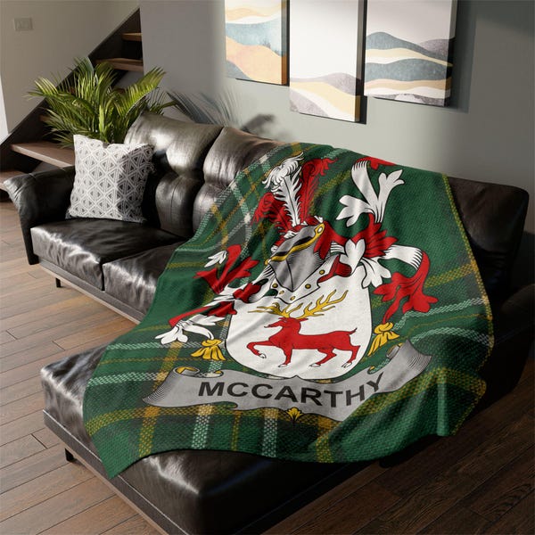 McBride Tartan Coat of Arms Blanket