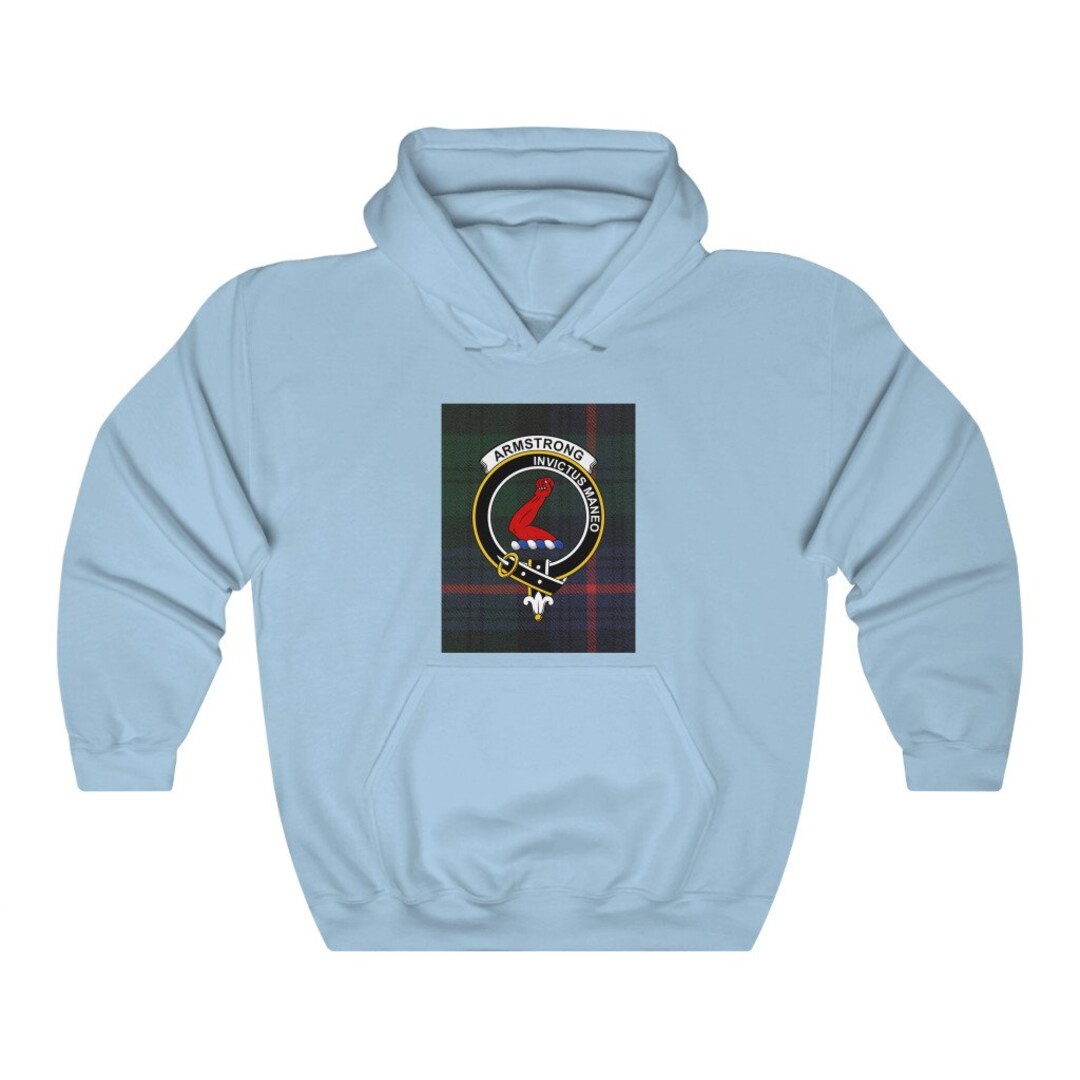 Armstrong Modern Clan Half Of Tartan Zipper Hoodie main image 1