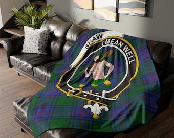 Schal Decke, Tartan / Minky, Schottland