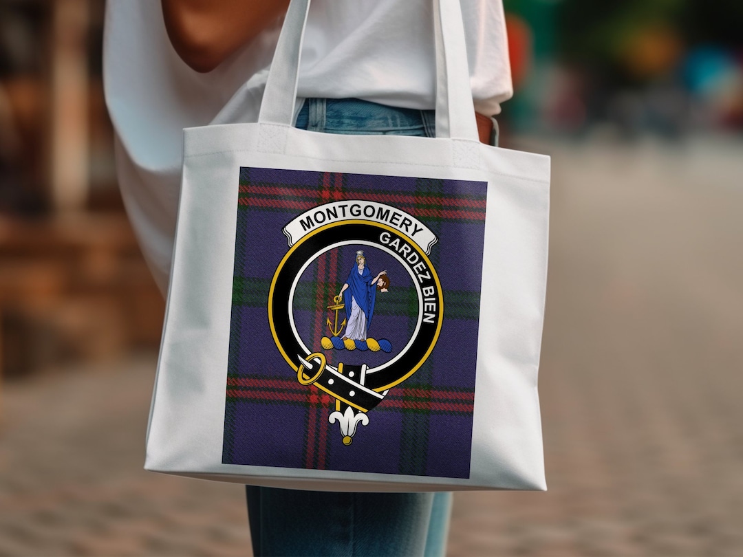 Scottish Tartan Montgomery Colin Modern Clan Circle Necklace Classic Style main image 0