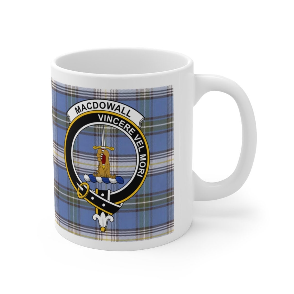 MacDowall Tartan Crest Wall Hanging Banner