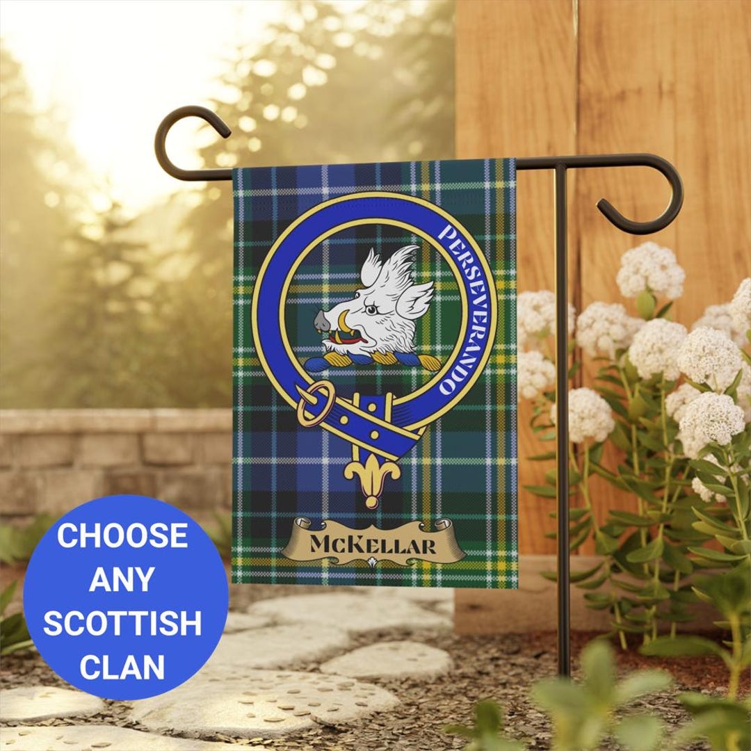 Blackadder Clan Garden Flag, Scottish Tartan Blackadder Clans Garden Flag New Style main image 1