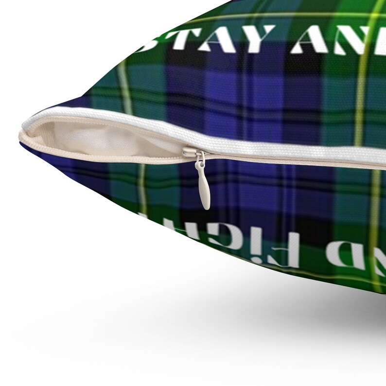 Clan Gordon Scottish Tartan Spun Polyester Pillow