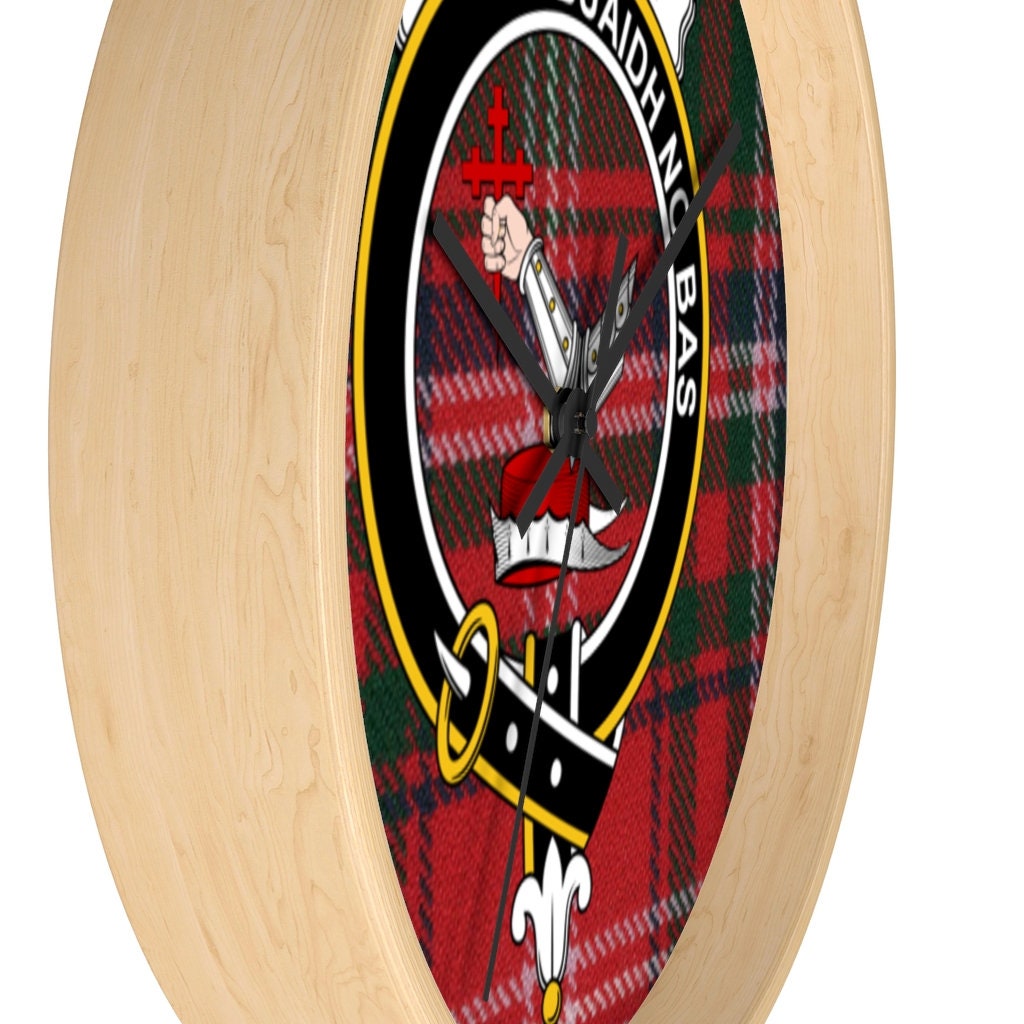 Scottish Tartan MacDougall Weathered Clan Circle Necklace Classic Style main image 0
