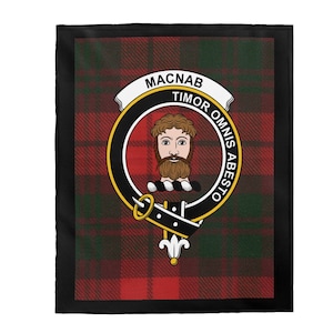 MacNab Ancient Tartan Crest Blanket main image 0