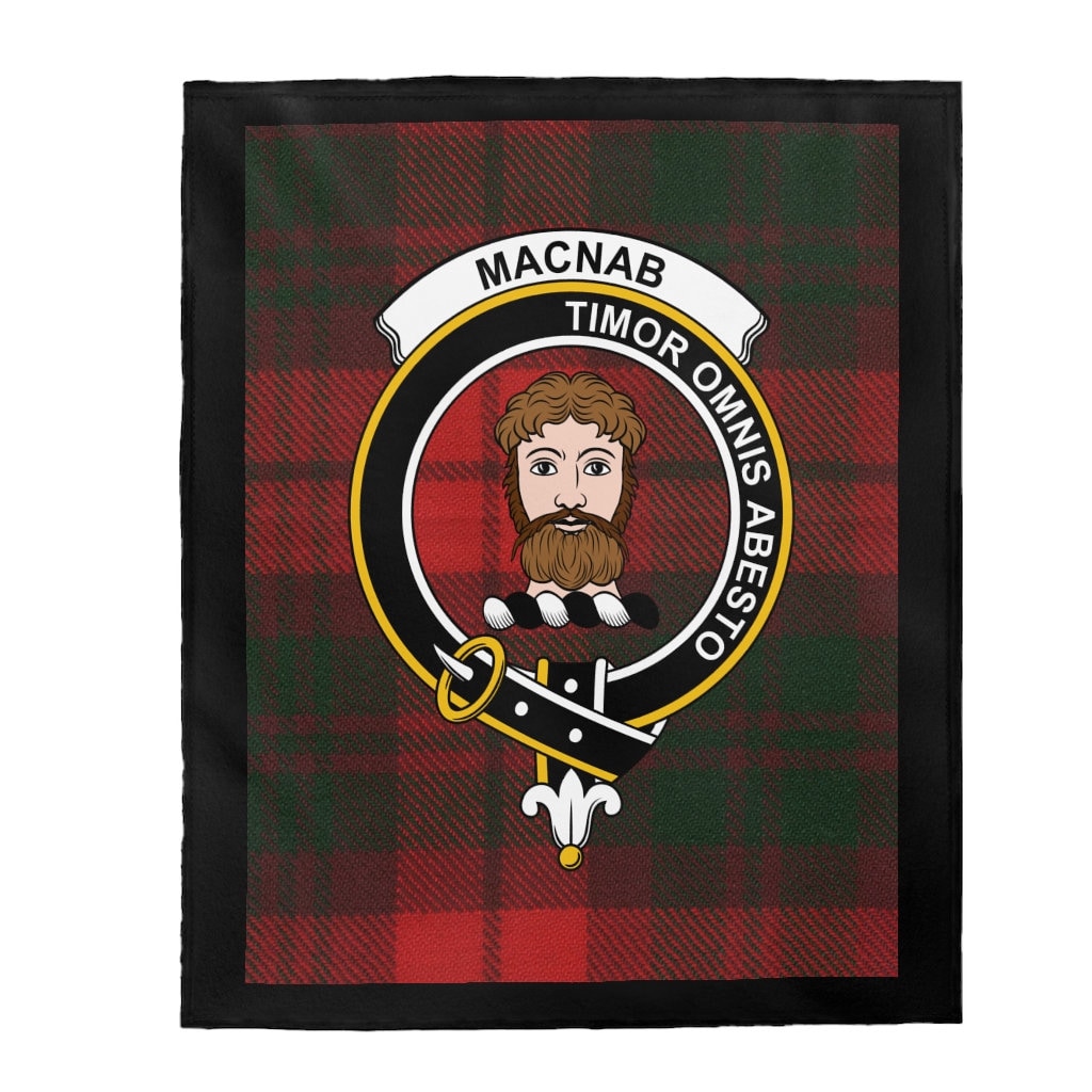 Clan Macnab Scottish Tartan Crest Blanket Scottish Clan Gift - Etsy