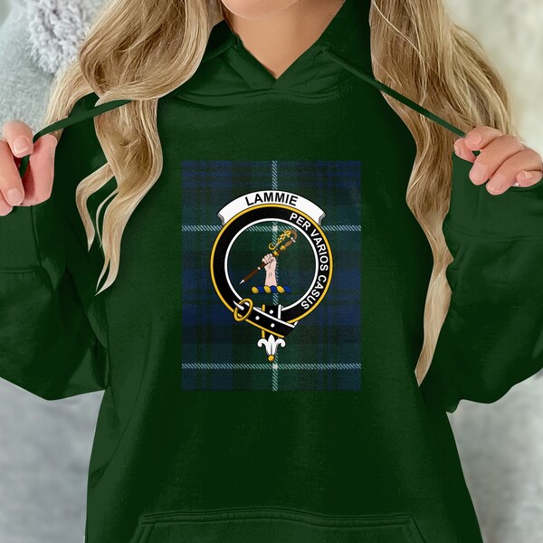 Scottish Lammie Clan Crest T-Shirt, Celtic Heritage Tee, Scotland Family Emblem Sweatshirt, Cultural Hoodie Gifts