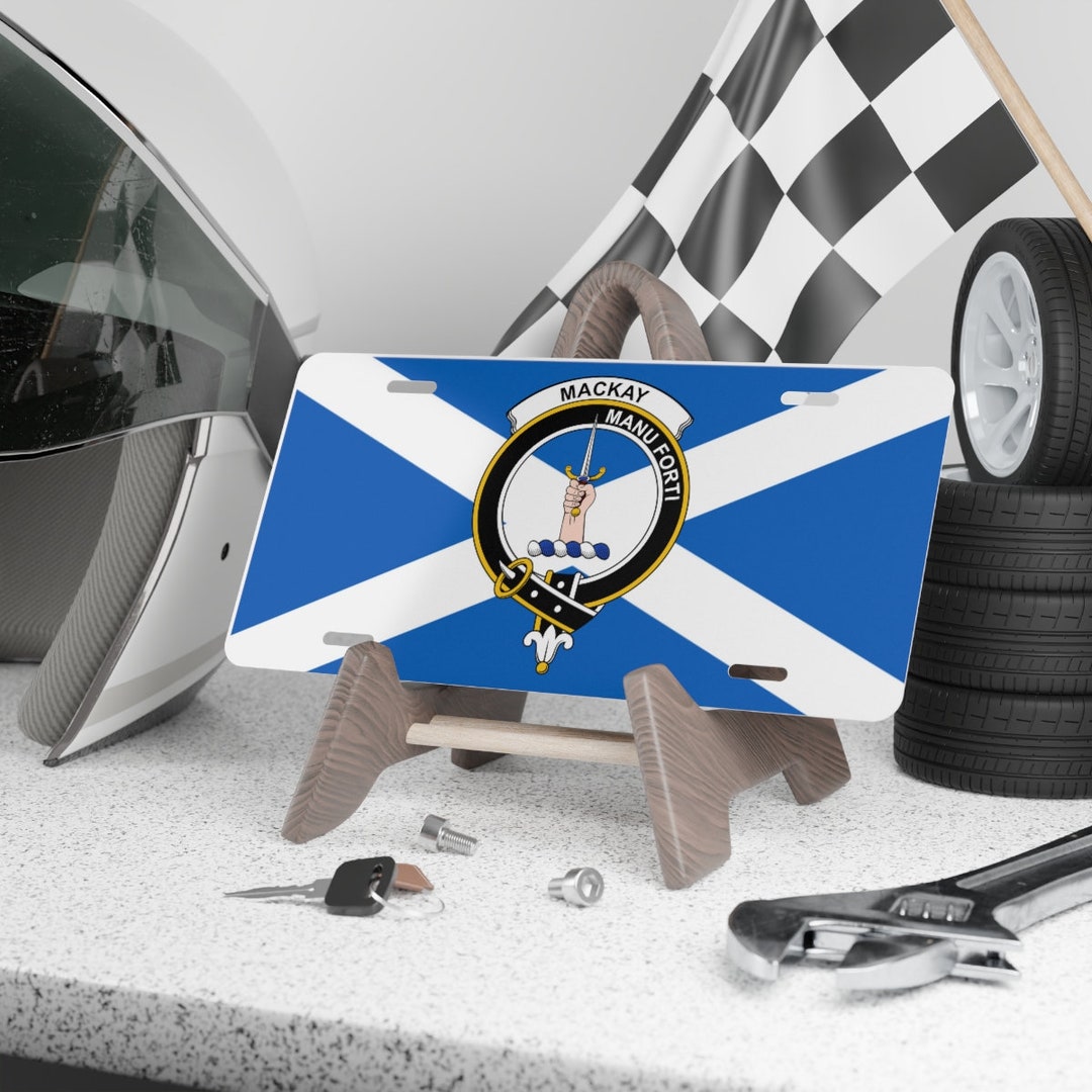 Clan Mackay Crest Scottish Novelty License Plate Scottish Etsy