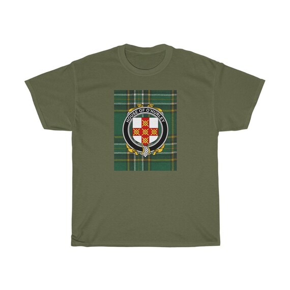 House of O hurley Irish Tartan T shirt irish Family Name Shirt