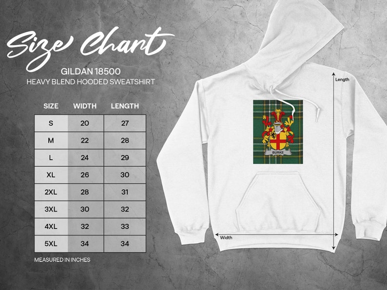 Burke Family Crest on Irish Tartan, Personalized Coat of Arms T-shirt ...