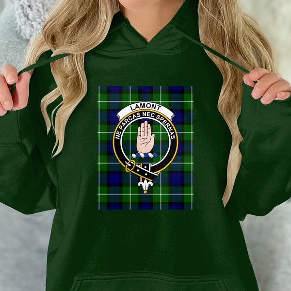 Lamont Clan Crest Scottish Heritage Unisex T-Shirt, Sweatshirt, Hoodie | Celtic Pride Apparel