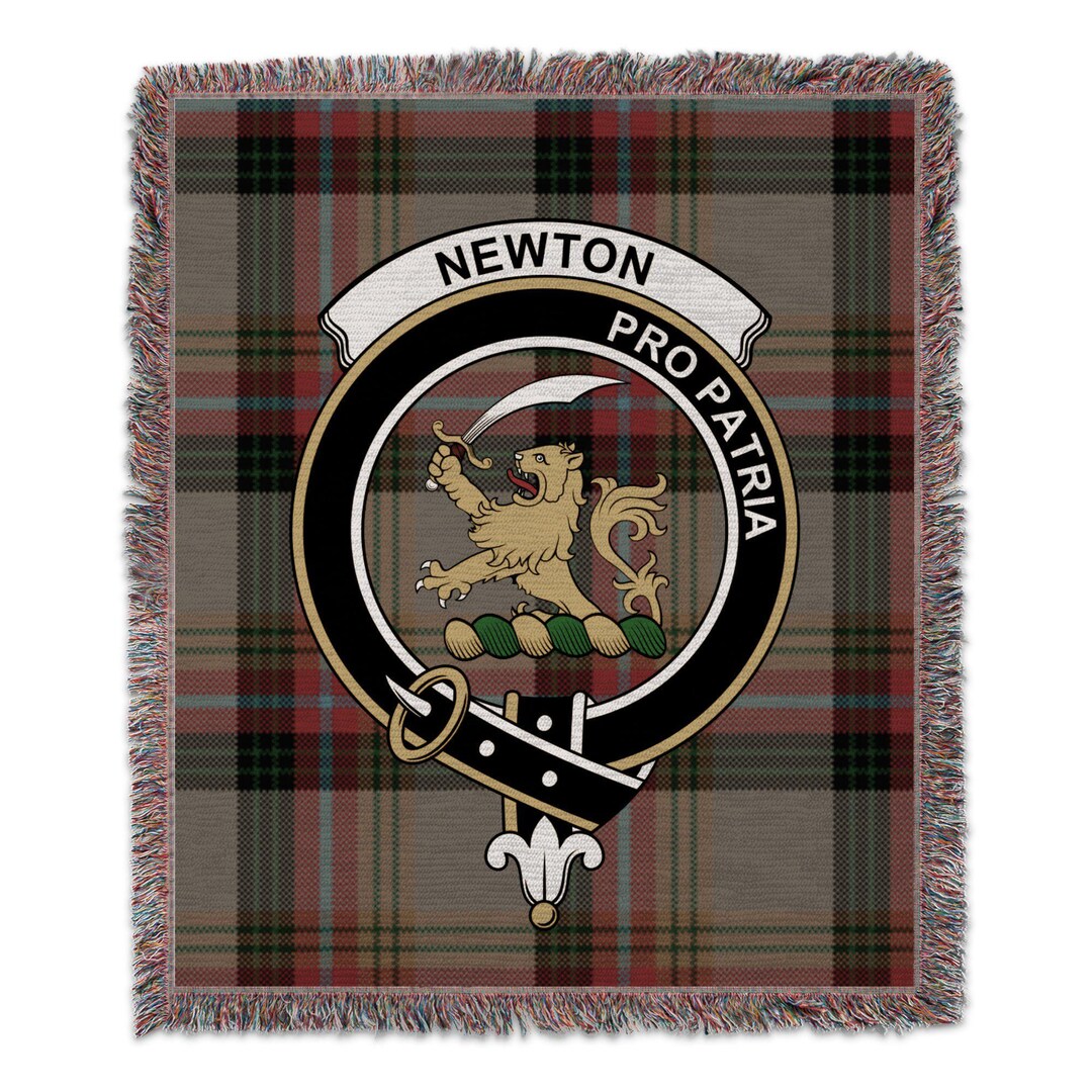 Newton Tartan Crest Garden Flag