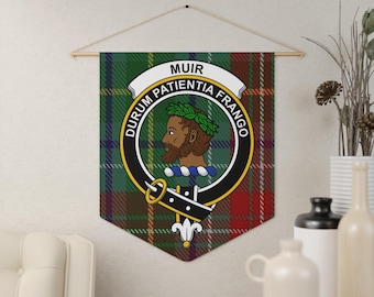 Muir Clan-embleem: tartan, Schots familieerfgoed, decoratief