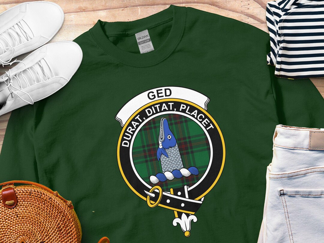Geddes Tartan Crest T-shirt
