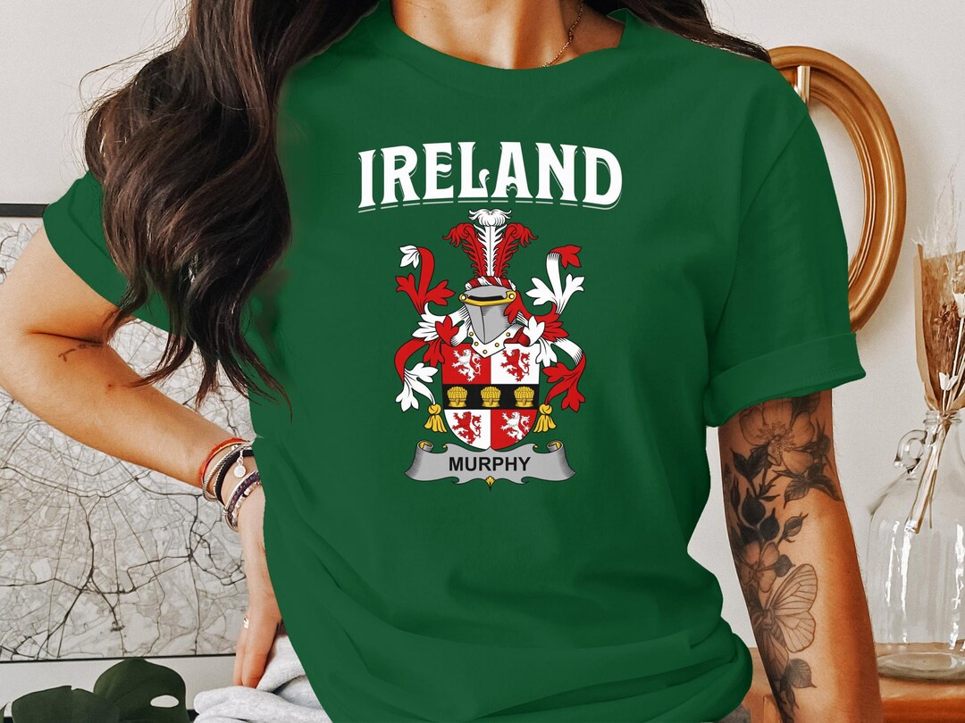 Murphy Irish Coat of Arms T-shirt: Family Crest Pride - Etsy