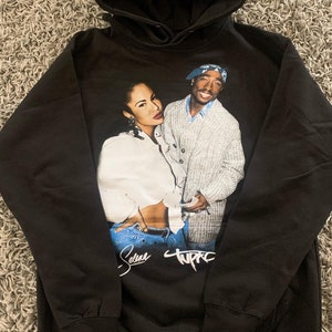 Selena / Tupac sudadera con capucha | Etsy España