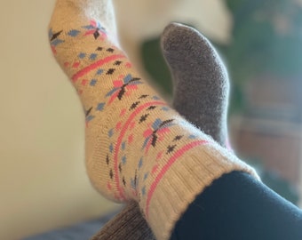 Calcetines de lana de yak, hasta el tobillo, extremadamente cálidos, la mejor relación calidad-precio.
