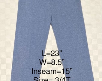 Upcycled from Best Cashmere, Baby longies size 9M - 2T, warm, cozy toddler pants