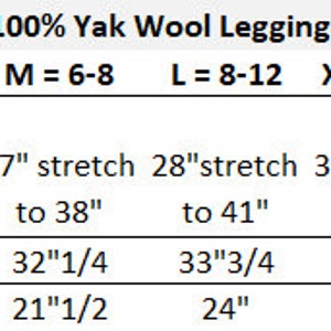 Most amazing leggings made from 100% High Quality Yak Wool image 7