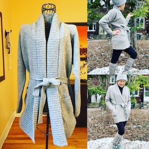 Grey Organic Yak Wool Sweaters (100% Yak or 50/50)